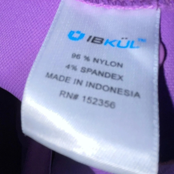 IBKUL Polo Shirt Purple Long Sleeve Men’s Size Small UPF 50+ Casual Stretch Golf - Picture 7 of 8